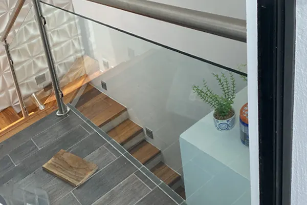 Barandal de aluminio residencial diseño 13