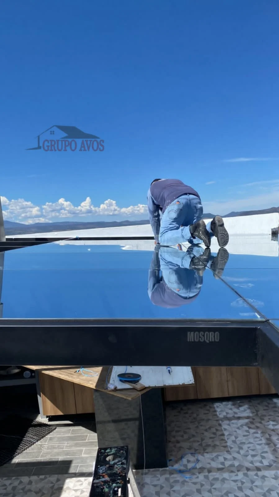 Techumbre reflectante residencial