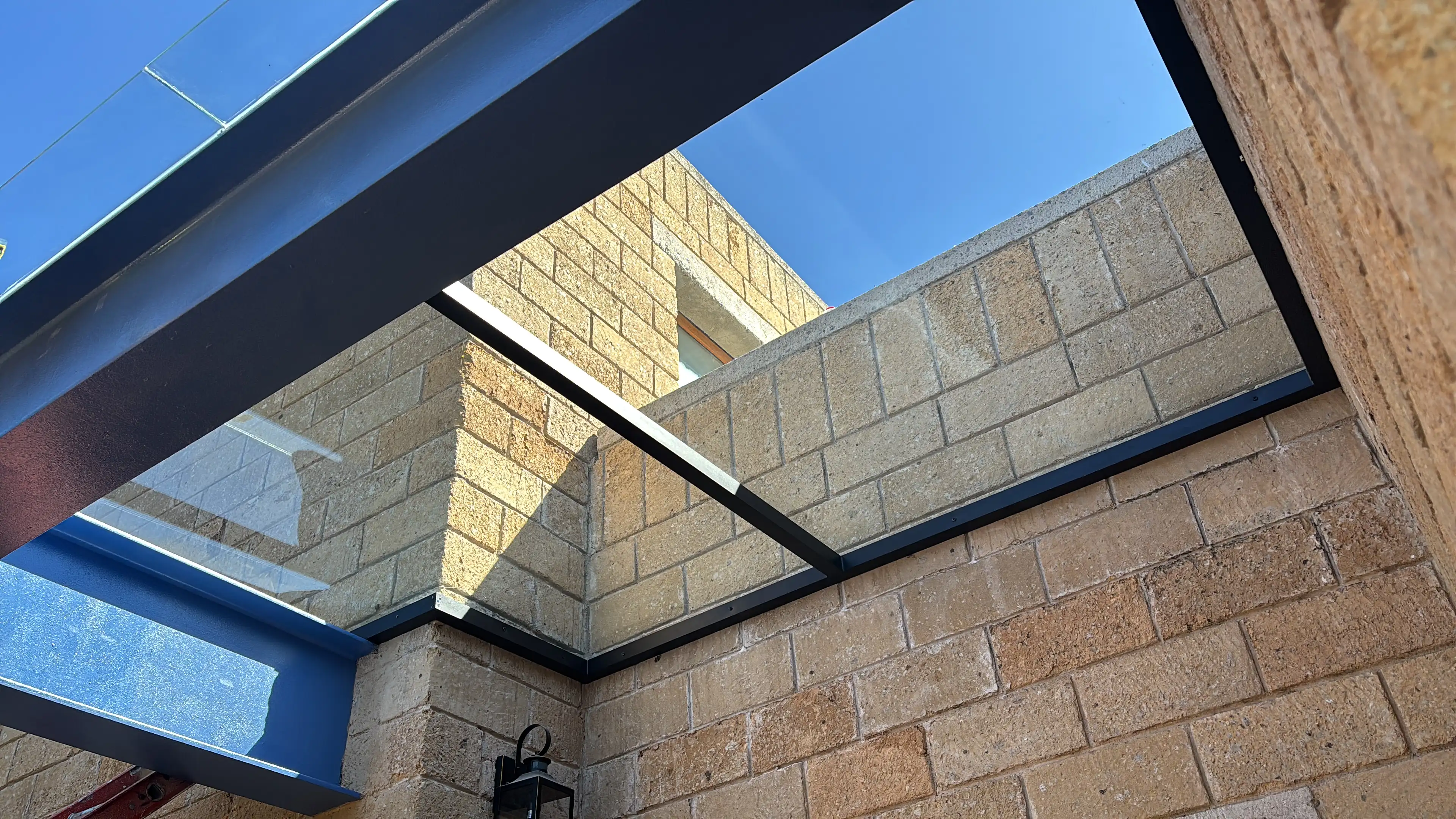 Mini techo de vidrio